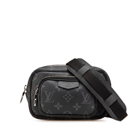 LOUIS VUITTON Black Monogram Leather Mini Bag - Picture 1 of 12